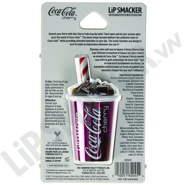 Lip Smacker – Sprite Cup Lip Balm – Son Coca Cola – Cốc Sprite Coca-Cola Cherry Cup Lip Balm (7)