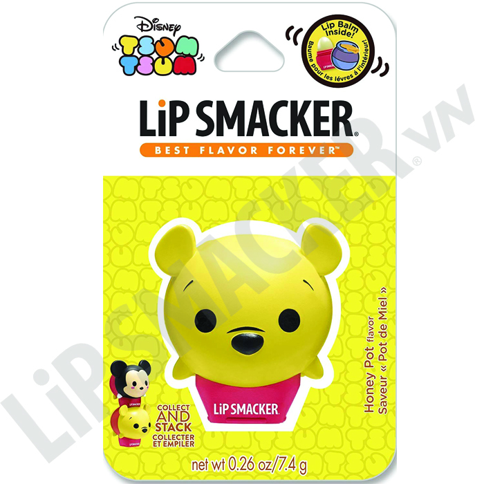 Lip Smacker Disney Tsum Tsum Balms - Winnie The Pooh Honey Pot - Son Disney Tsum Tsum Gấu Pooh Xinh Xắn (4)
