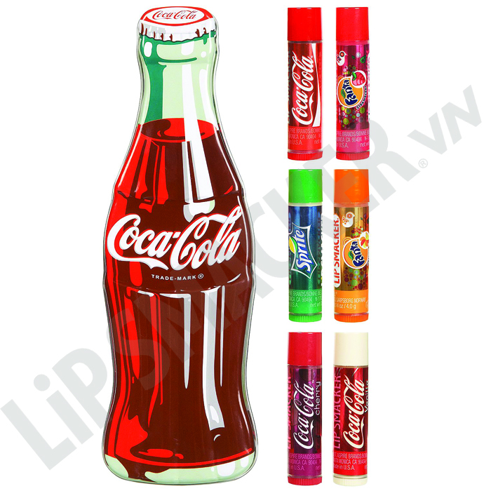 LipSmaker Coca Cola Vintage Bottle Tint - Set 6 cây son Coca Coca 1 LipSmaker Coca Cola Vintage Bottle Tint - Set 6 cây son Coca Coca 1